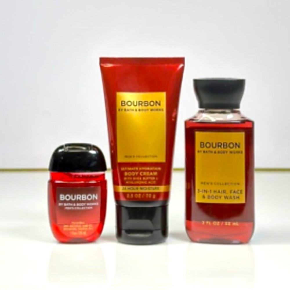 Bourbon Bath and Bath & Bodyworks for men
